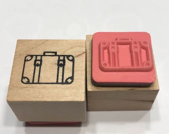 small Suitcase rubber stamp, 20 mm (BB4/2)