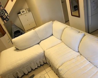 Custom made slipcovers for sofa