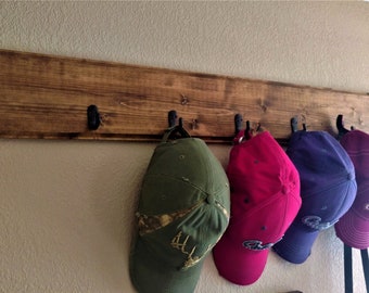 Wooden Coat and Hat Rack, Hat Rack, Coat Rack, Wood Coat Rack, Wood Hat Rack, Wood Rack, Rustic Hat Rack, Rustic Coat Rack, Towel Rack