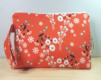Fox Glove Flower Travel Wedge Project Bag