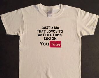 kids youtube shirt