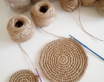 Crochet jute | Etsy