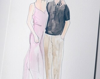 Couple illustration (non bridal)