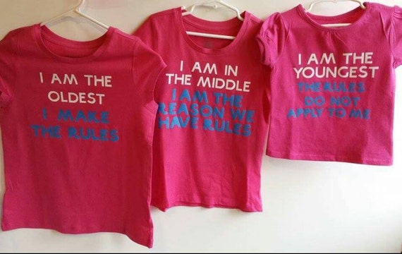 middle child t shirts