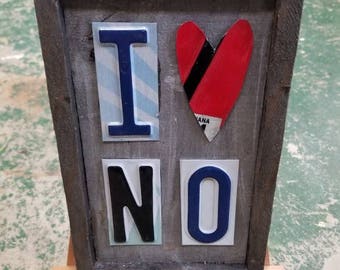 I "Heart" N.O. - New Orleans License Plate Art