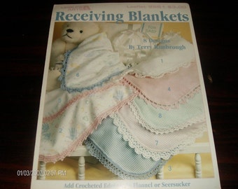 Thread Crochet Patterns Receiving Blankets Leisure Arts 2581 Terry Kimbrough Crochet Pattern Leaflet