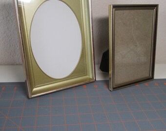 Vintage Metal Picture Frames - Set of 2