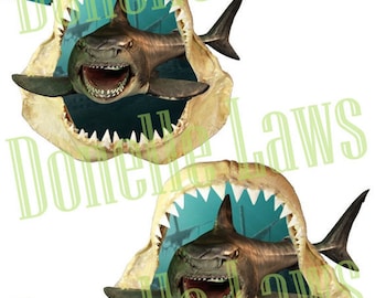 Shark Teeth Print N cut file