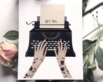 A6 Thank you notecards greetings valentines card