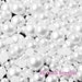 200 PCS 3, 4, 5, 8,10mm Round White Pearl Flatback Bling Gems Resin Acrylic Flat back Deco Nail Art Craft