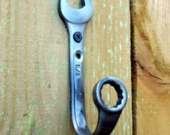 wrench hook Man cave Hook novelty Hand crafted in the USA