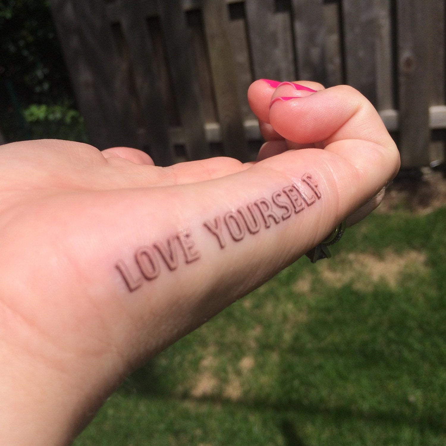 Love Yourself Tattoo