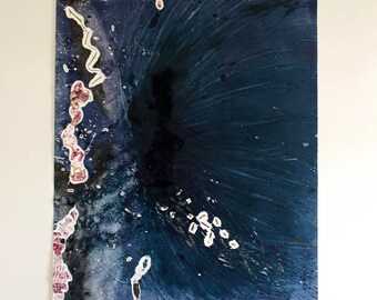 Fine Art Botanical Non-toxic Monotype Print