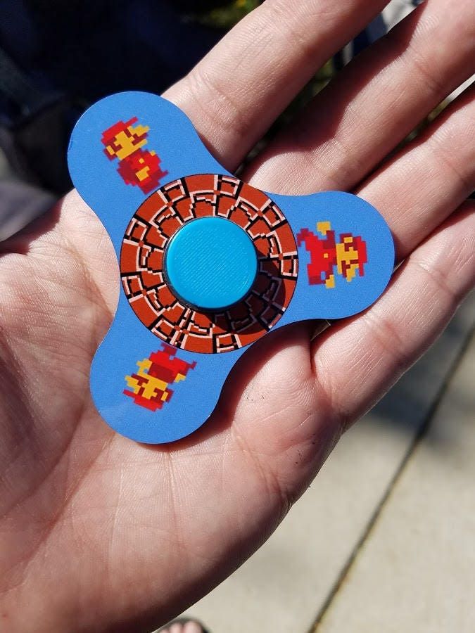 Laser Cut Fidget Spinners. Custom options available.
