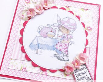 Wonderful Birthday Wishes / Handmade Card