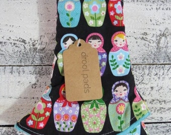 Dolled Up Corner Drool Pads for Tula, Ergo, and Kinderpack Baby Carriers