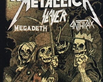 The big 4 tour shirt-Metallica Slayer Anthrax Megadeth