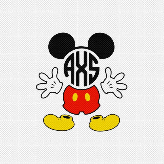 Download Mickey Mouse Monogram SVG Mickey Mouse SVG Mickey Ears SVG