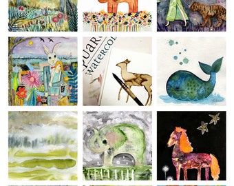 Watercolor Online Workshop Watercolor Wyanne's Way