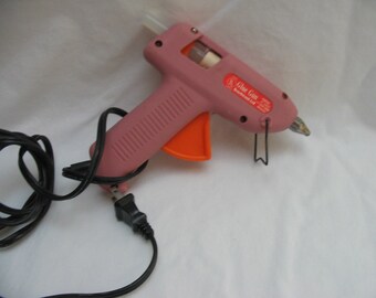 Vintage 1980's Dusty Rose Mauve Pink Hot Glue Gun