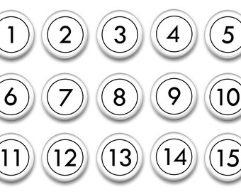Number Magnets for Counting - Preschool Learning - Montessori - Number Practice - Educational - Teacher Gift - Student Numbers - Homeschool