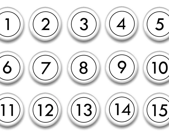 Number Magnets for Counting - Preschool Learning - Montessori - Number Practice - Educational - Teacher Gift - Montessori - Homeschool