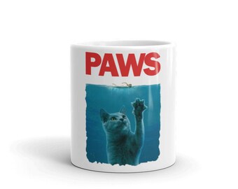 Paws Kitten Funny Parody Mug