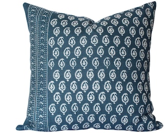 Peter Dunham Janpath Pillow Cover in Indigo