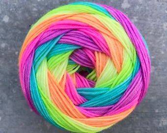 Self Striping Sock Yarn - Supernova
