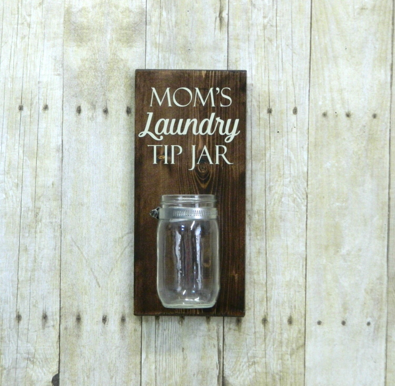 Laundry Room Decor Laundry Room Change Jar Mom's Laundry