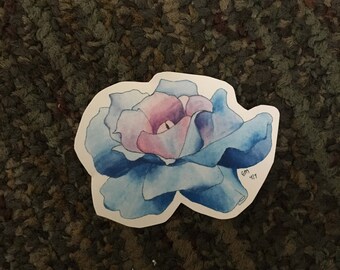 Watercolor Flower Sticker