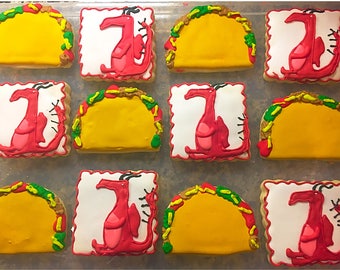 Dragons Love Tacos Cookies