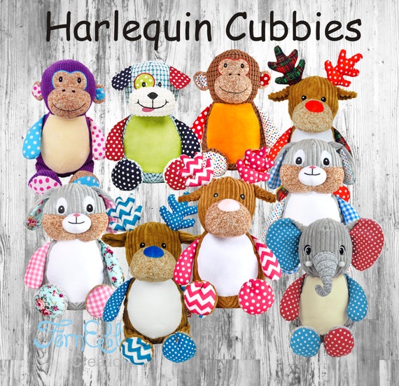 Personalized Cubbies, Stuffed Animal Gift, Birth Announcement, Monogrammed Gift, Christmas Gift, Personalized Teddy Bear* Plush Toys*