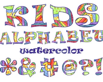alphabet clipart etsy