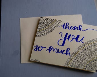 Hand Made Thank you Card