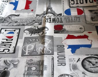 Fabric upholstery 50 x 70 cm PARIS