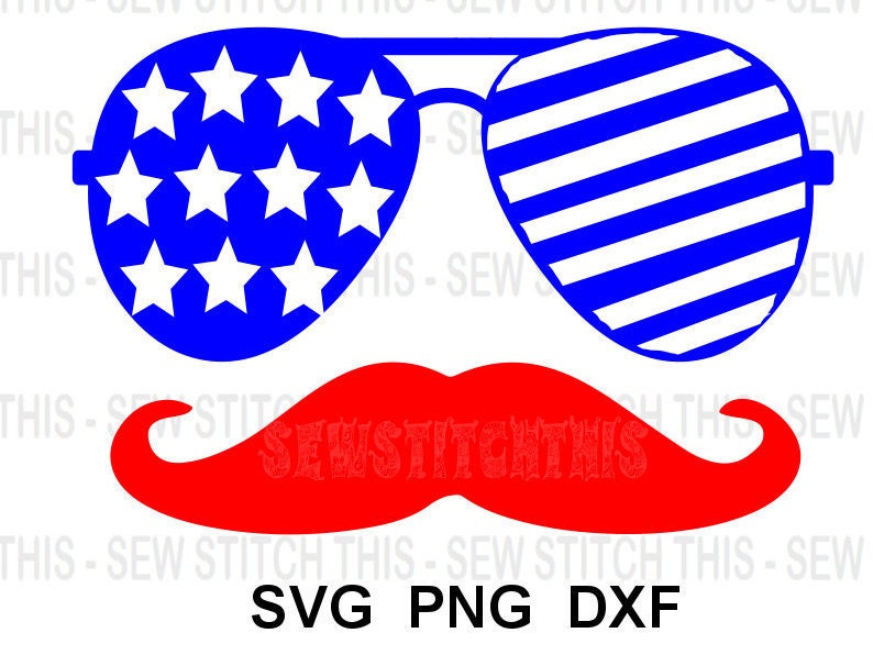 Download Mustache Svg. Flag Sunglasses Svg, Flag Shirt Svg, America ...