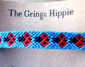 Ladybug Woven Friendship Bracelet Ladybug Macrame Bracelet