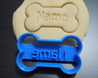 Dog bone cookie cutter names custom cookie cutter custom bone pastry cutter bone biscuit cutter bone cookie cutter bone custom cookie mold