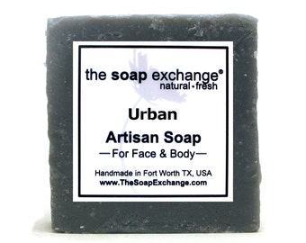 Urban Bar Soap, Natural Handmade Soap, Cold Process Soap, Artisan Soap, Olive Oil, Shea Butter, Soap Bar, The Soap Exchange