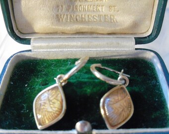 Designer Liz Claiborne Amber Drop Earrings