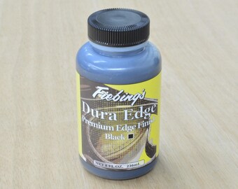 CHOOSE Color- Fiebings Dura Edge Premium Edge Finish BROWN or BLACK 8 oz-Leather Guy