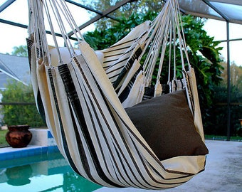 Fine Cotton Hammock Chair, Made in Brazil