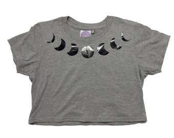 Holographic Moon Phases T-Shirt