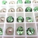 12 Peridot Foiled Swarovski Crystal Chaton Stone 1088 39ss 8mm
