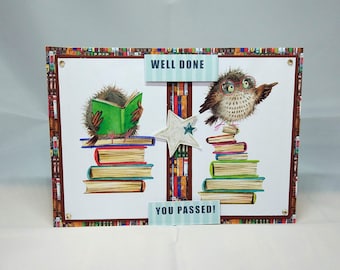 Congratulations/Well Done Card - Exams/Graduation - luxury unique quality bespoke UK