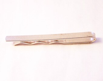 Recycled Sterling Silver Tie Slide, Silver Tie Slide, Tie Findings, 50mm Tie Slide, 925 Tie Bar