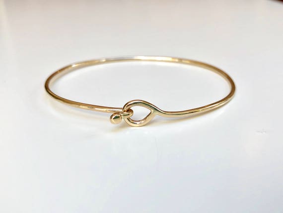 14K SOLID Gold Bracelet with Hook and Eye Clasp 1.63mm 14