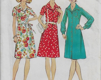 Simplicity 5579 Misses Vintage Button Front or Step-In Dress Half Size Size 24 1/2 Uncut