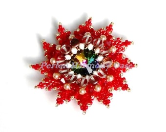 PDF Anleitung "Weihnachtsstern" Beading Tutorial - eBook